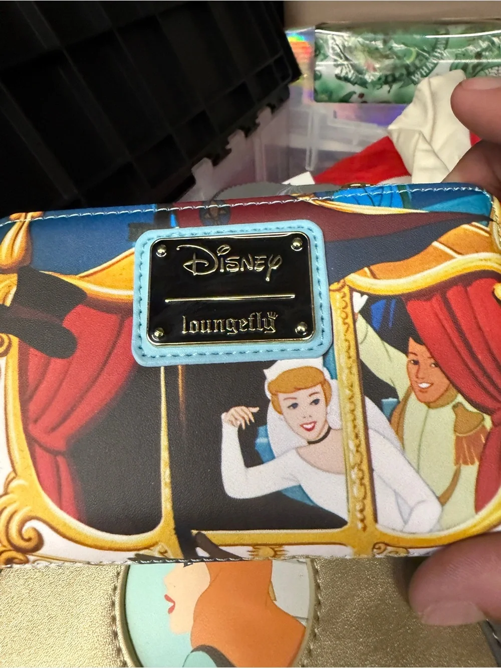 Disney x Loungefly Cinderella Villains Mini Backpack w/ zip around wallet.